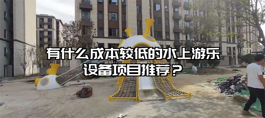 有什么成本較低的水上游樂設備項目推薦？