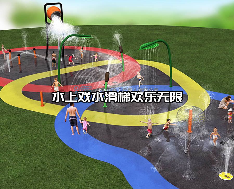 水上戲水滑梯歡樂無限