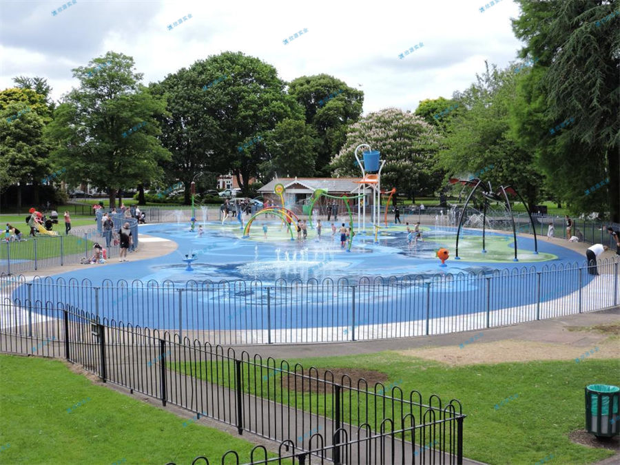 兒童室內水上樂園按功能區分為四大部分-7887