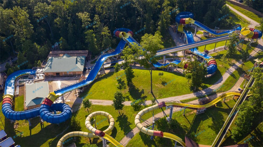 兒童水上滑梯方便使用，功能性強-7753