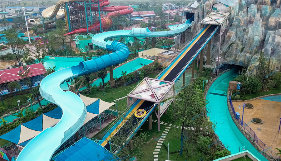 兒童水上滑梯基礎的要求-7882