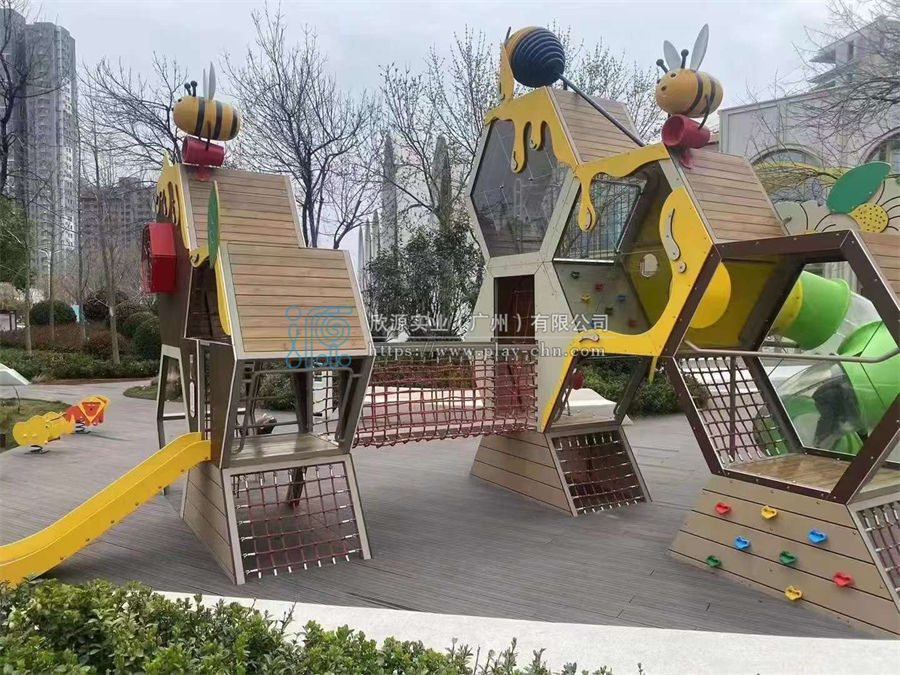 六棱體組合攀爬游樂設(shè)備