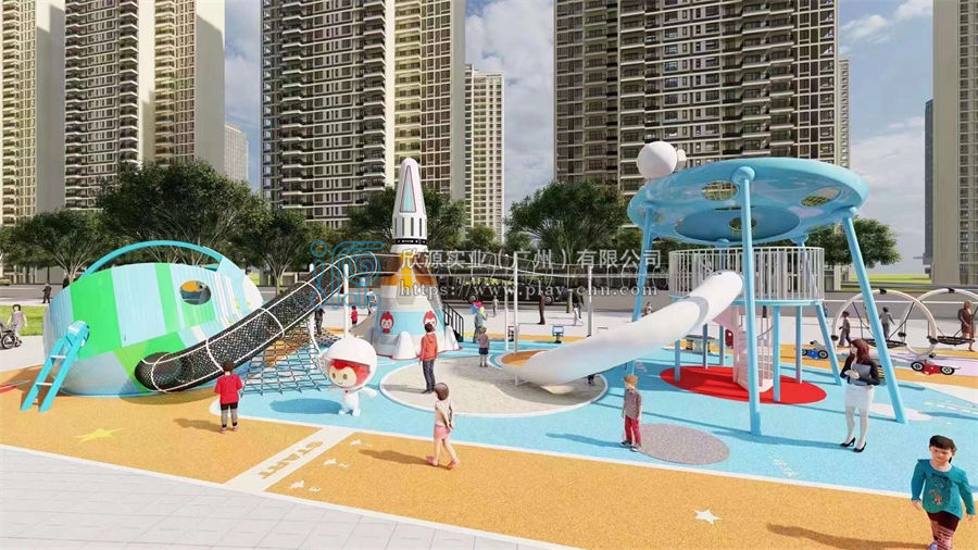 商業廣場戶外小型無動力游樂園