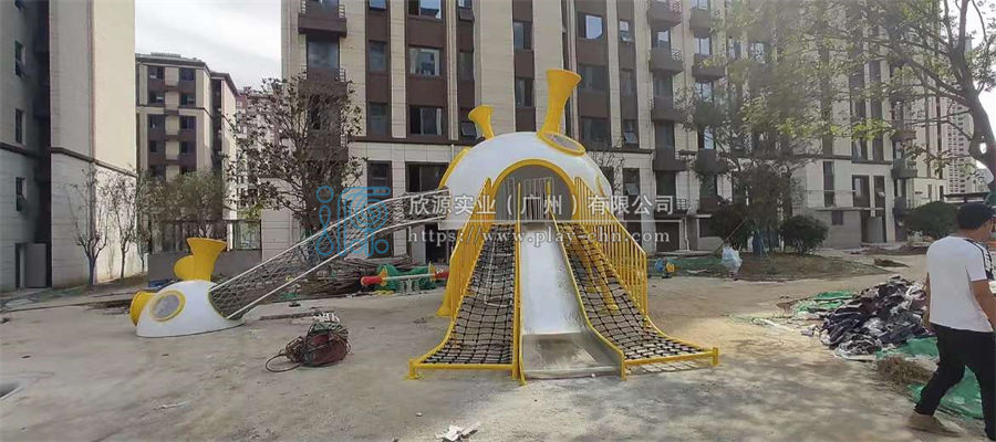 小區兒童滑梯攀爬設備定制