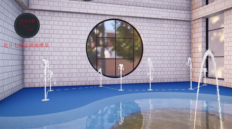 北斗七星地噴 水上樂園噴泉